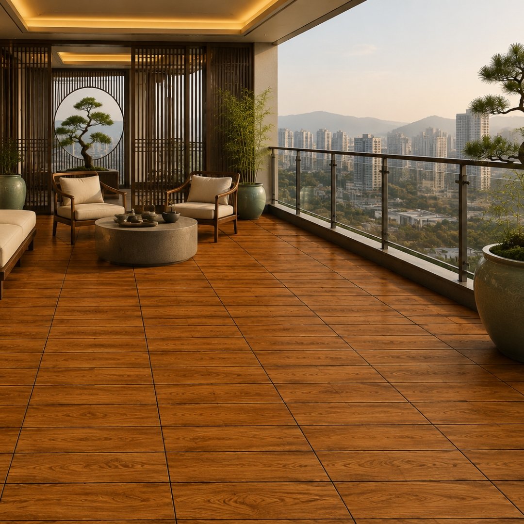 AL 5034 Plain and texture Balcony / Terrace - My Home Studio